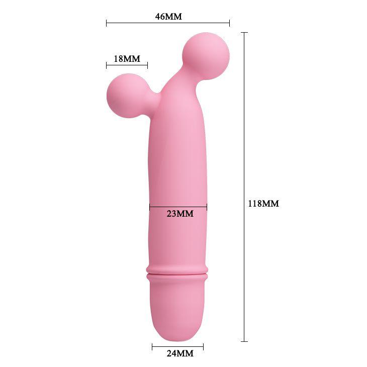 Вибратор Mini Silicone "Чебурашка"