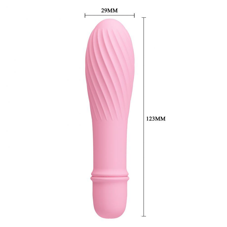 Вибратор Mini Silicone "Буравка"
