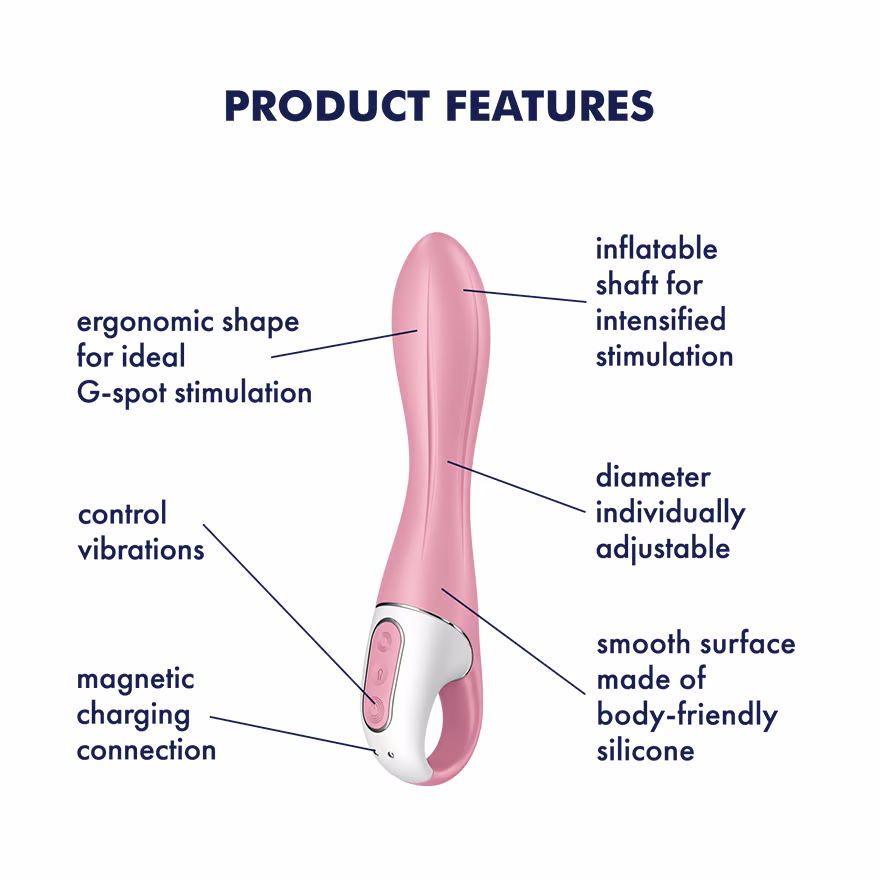 Надувной вибратор Air Pump Vibrator 2