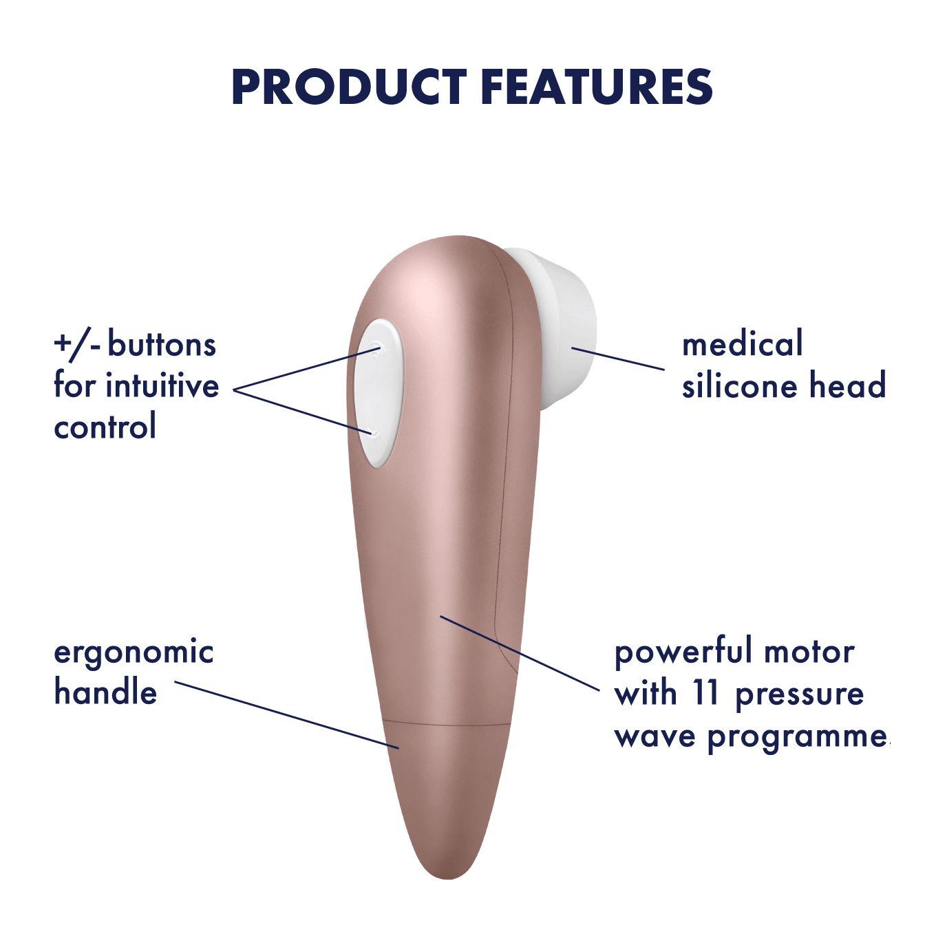 Вакуумно-волновой массажер на клитор Satisfyer 1