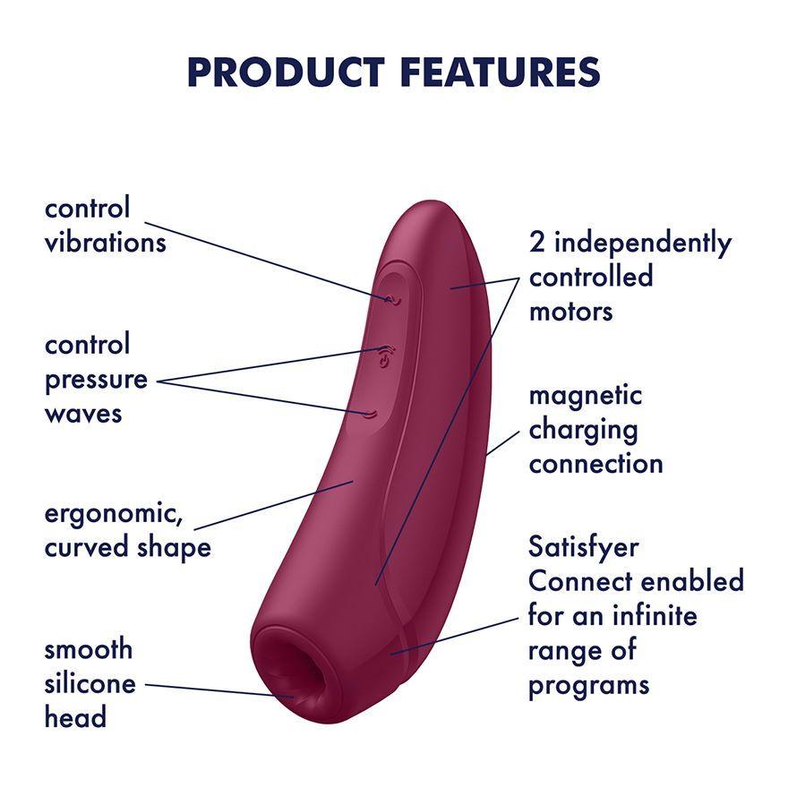 Бесконтактный клиторальный стимулятор "Satisfyer Curvy 1+"