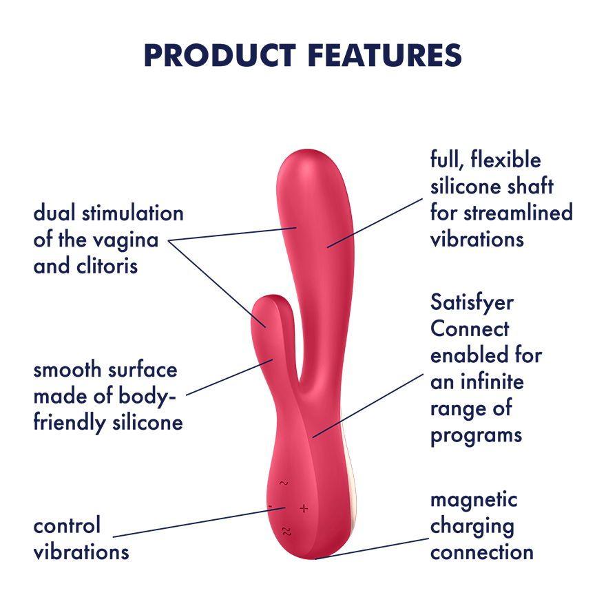 Вибратор "Satisfyer Mono Flex" с возможностью управления через приложение