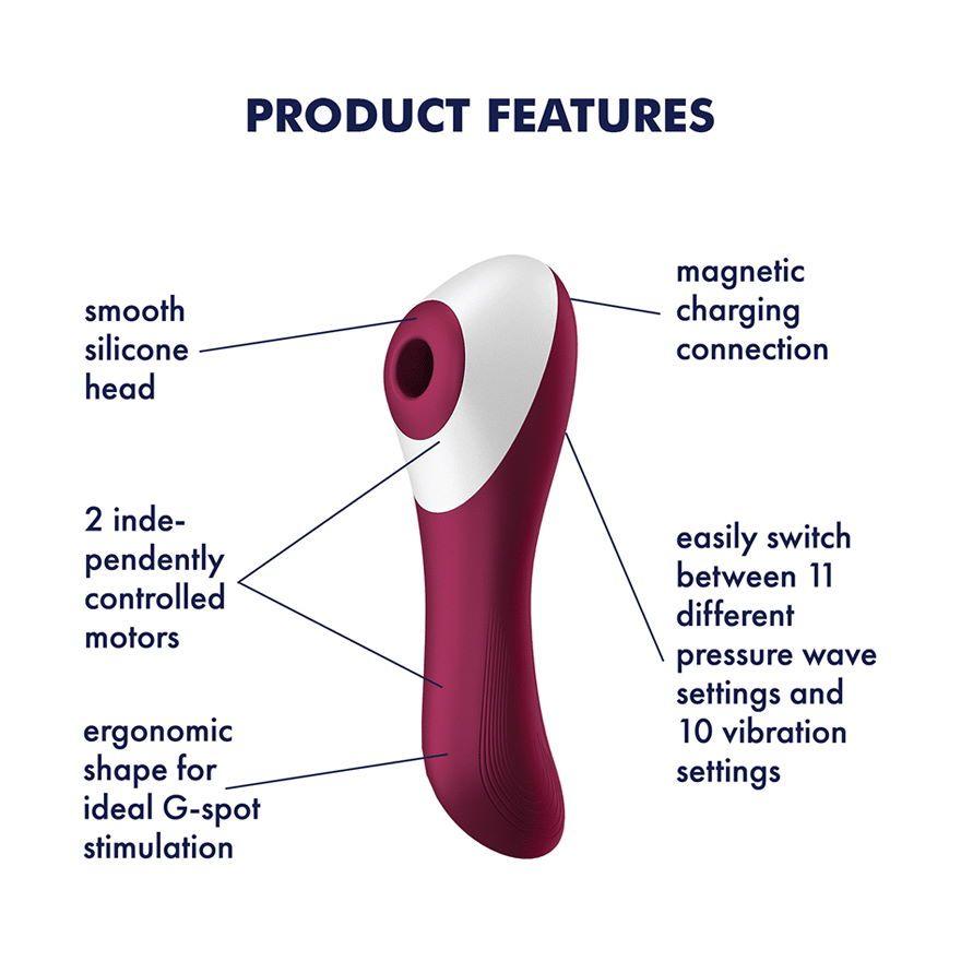 Бесконтактный клиторальный стимулятор Satisfyer Dual Crush