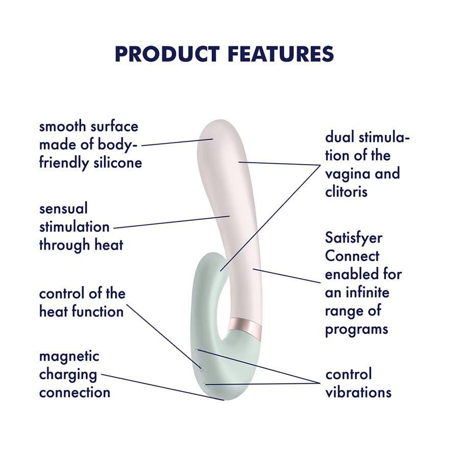 Вибратор Satisfyer Heat Wave с функцией нагрева