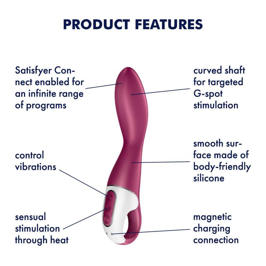 Вибратор Satisfyer Heated Thrill с функцией нагрева
