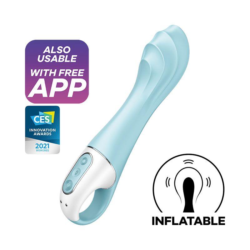 Надувной вибратор Air Pump Vibrator 5