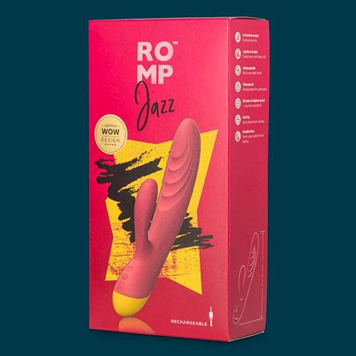 Вибратор с клиторальным стимулятором Romp Jazz
