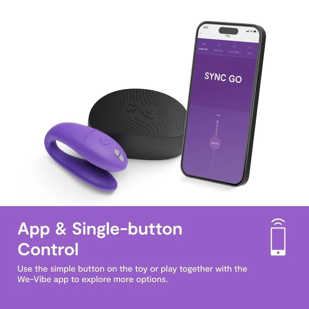 Вибратор для пар We vibe Sync Go