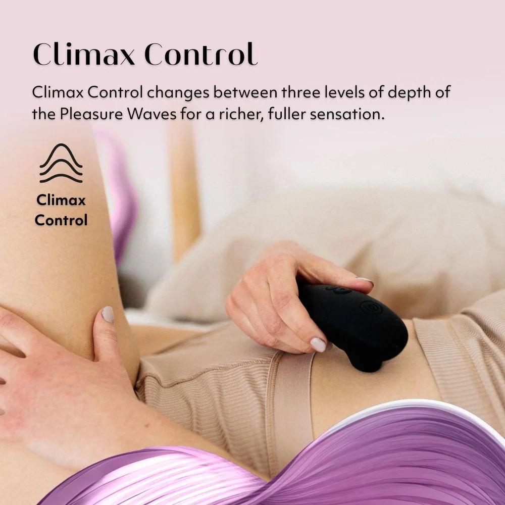 Вакуумно-волновой массажер на клитор Womanizer Next с функцией Climax Control