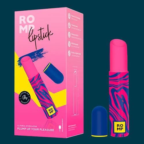 Вакуумно-волновой массажер на клитор ROMP Lipstick