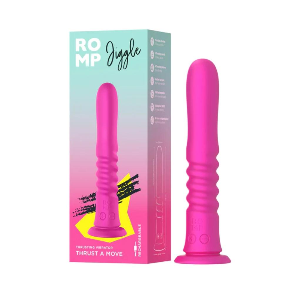 Силиконовый дилдо вибратор Romp "Jiggle"