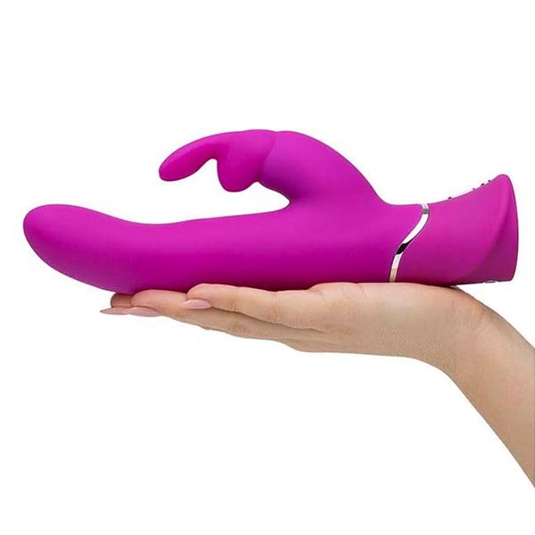 Вибратор-кролик Curve Thrusting Rechargeable Rabbit Vibrator с поступательными движениями