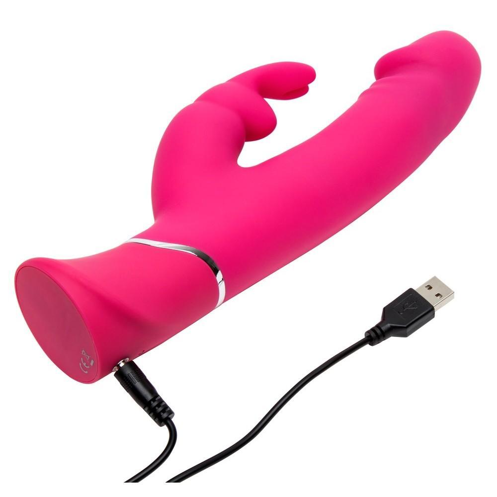 Вибратор-кролик Realistic Dual-Density Rechargeable Rabbit Vibrator
