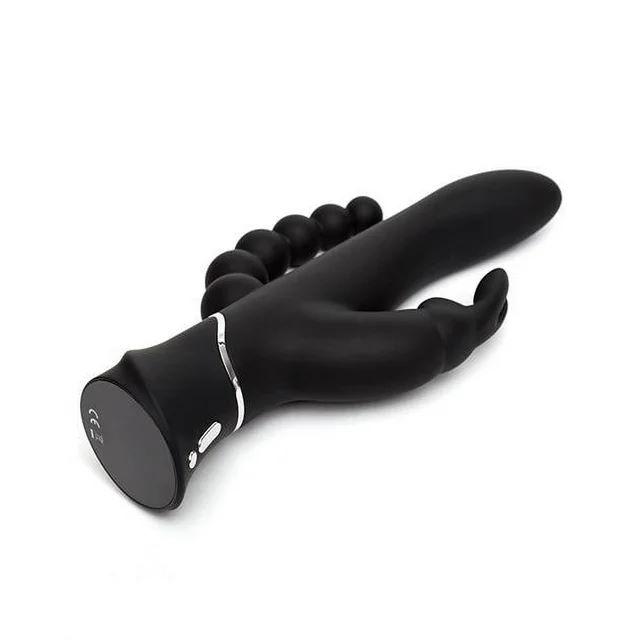 Triple Curve Rechargeable Rabbit Vibrator тройная стимуляция