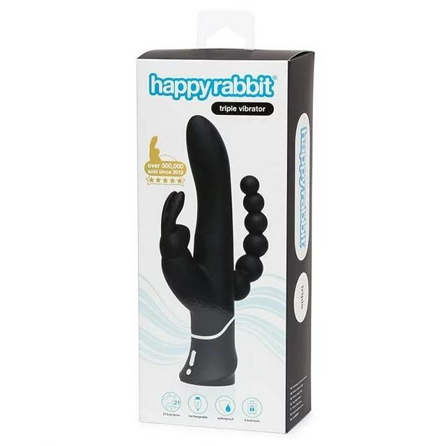 Triple Curve Rechargeable Rabbit Vibrator тройная стимуляция