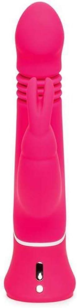 Вибратор-кролик Thrusting Realistic Rechargeable Rabbit Vibrator с поступательными движениями