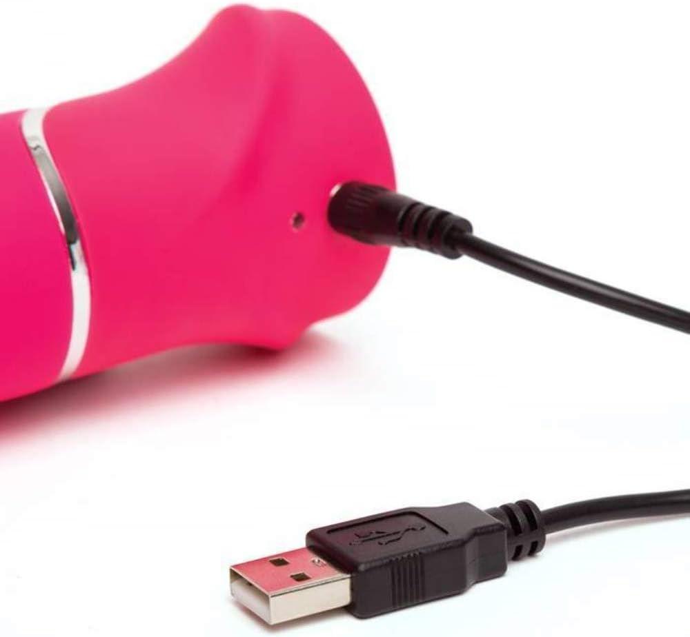 Вибратор-кролик Thrusting Realistic Rechargeable Rabbit Vibrator с поступательными движениями