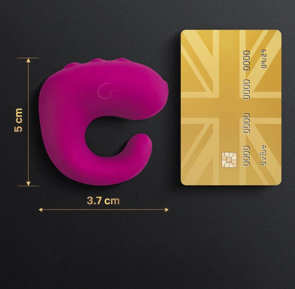 Gvibe Gring XL вибрирующее кольцо для клитора и мощный вибратор для пальца 2 в 1