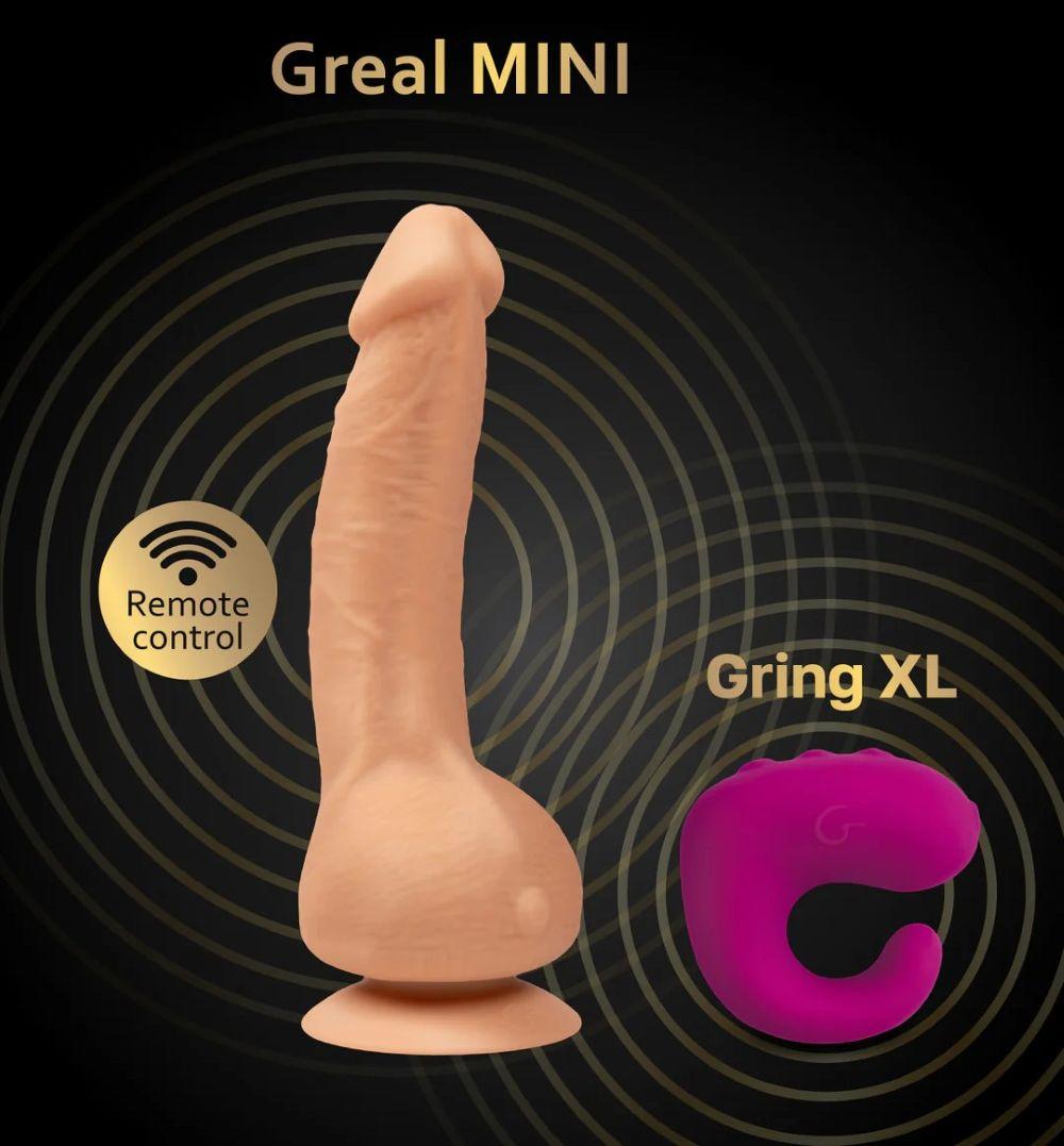Дилдо вибратор Gvibe Greal Mini