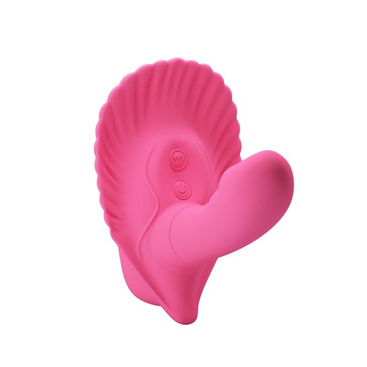 Вибротрусики "Fancy clamshell" с возможностью управления через смартфон