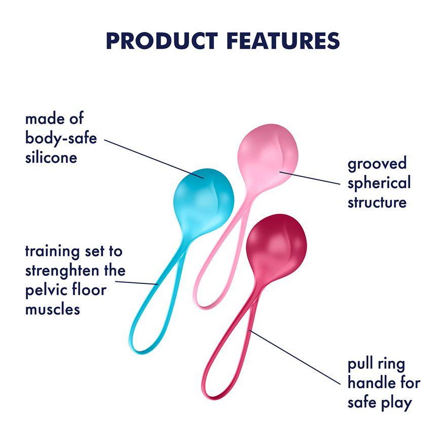 Вагинальные шарики Satisfyer Balls Single  (Set of 3)