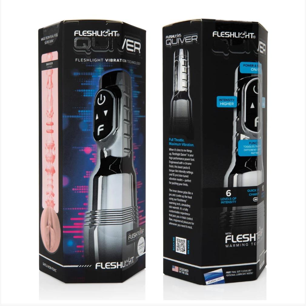 Мужской мастурбатор автоматический "Pink Quiver" Fleshlight