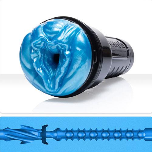 Вагина-мастурбатор Fleshlight Alien Blue Metallic