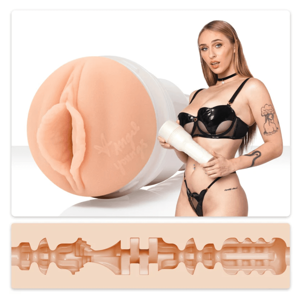 Мастурбатор в тубе "Angel Youngs Vagina", Fleshlight