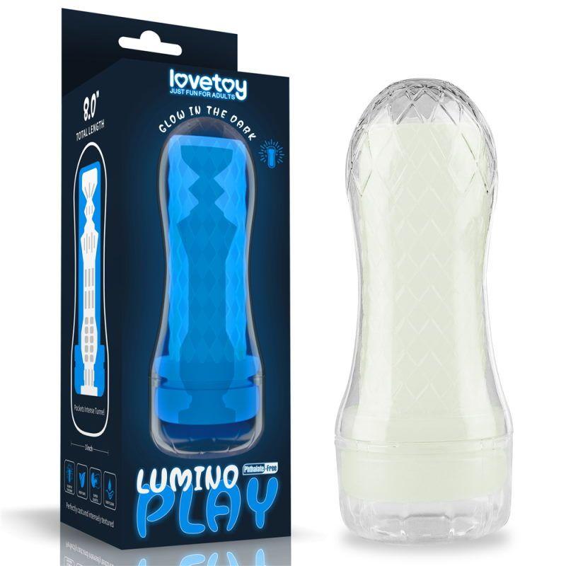 Мастурбатор в тубе "Lumino Play Masturbator" светящийся в темноте