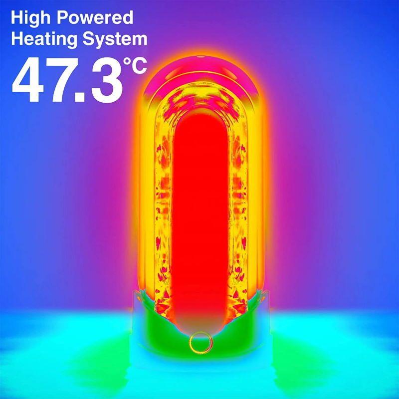 Мастурбатор Flip Zero Red Warming с функцией нагрева