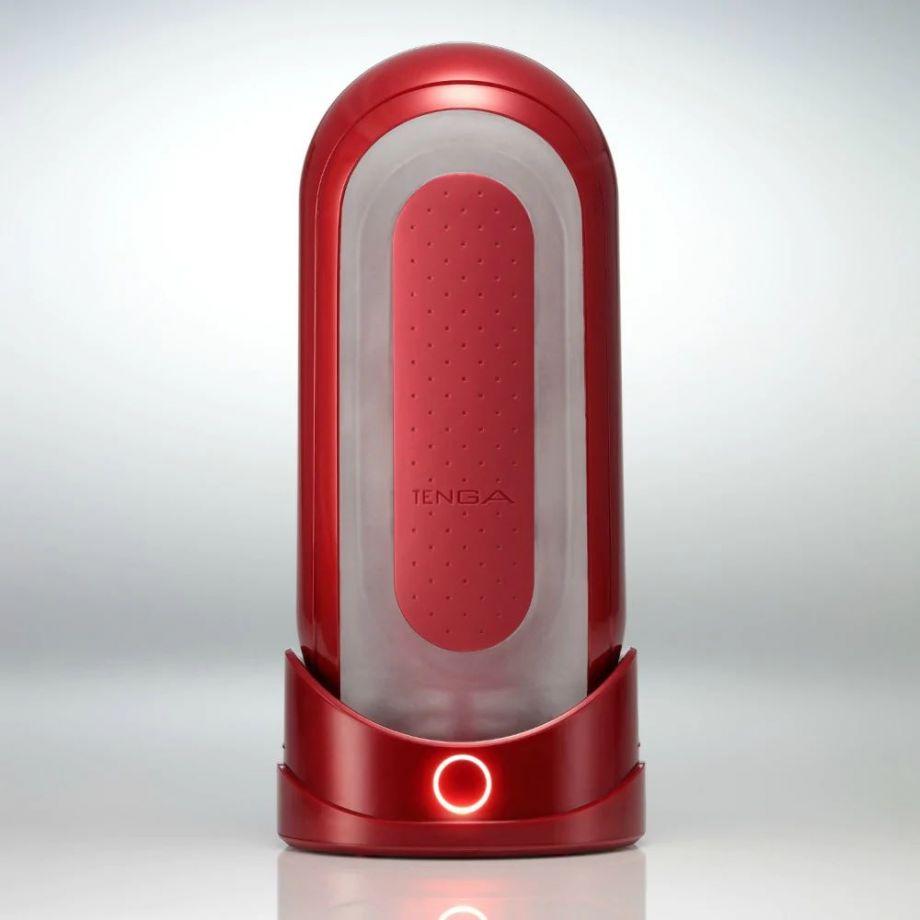 Мастурбатор Flip Zero Red Warming с функцией нагрева