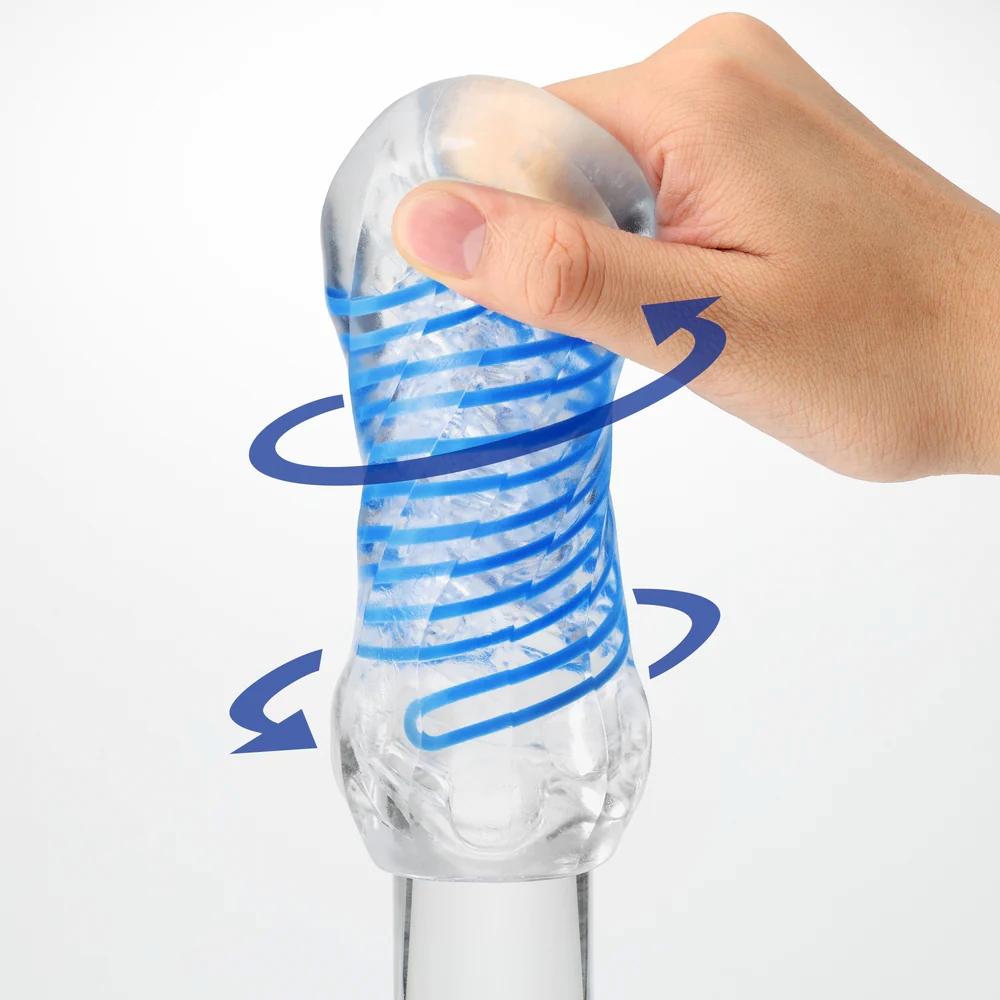 Многоразовый мастурбатор с эффектом вращения Tenga SPINNER DX 01 DROPS