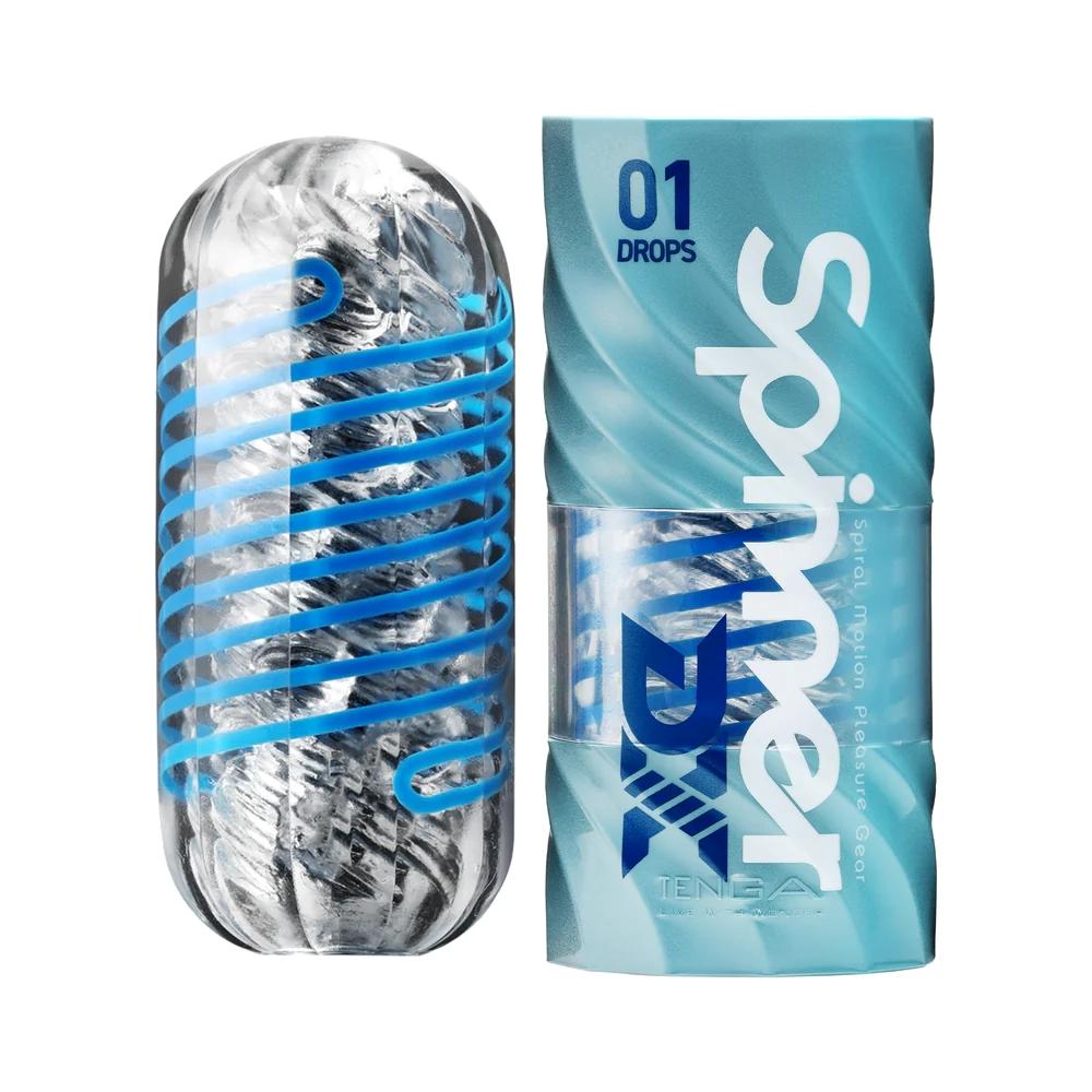 Многоразовый мастурбатор с эффектом вращения Tenga SPINNER DX 01 DROPS