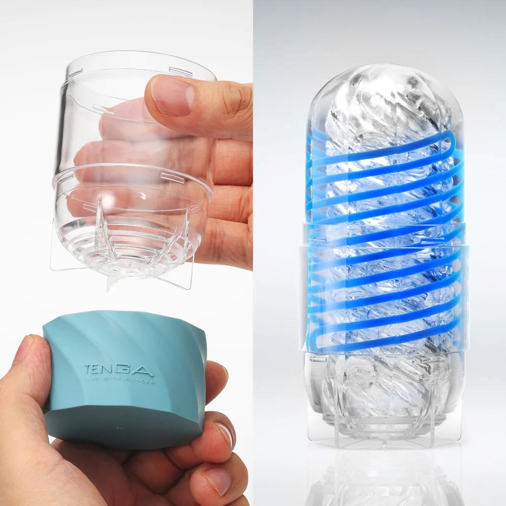 Многоразовый мастурбатор с эффектом вращения Tenga SPINNER DX 02 BUMPS