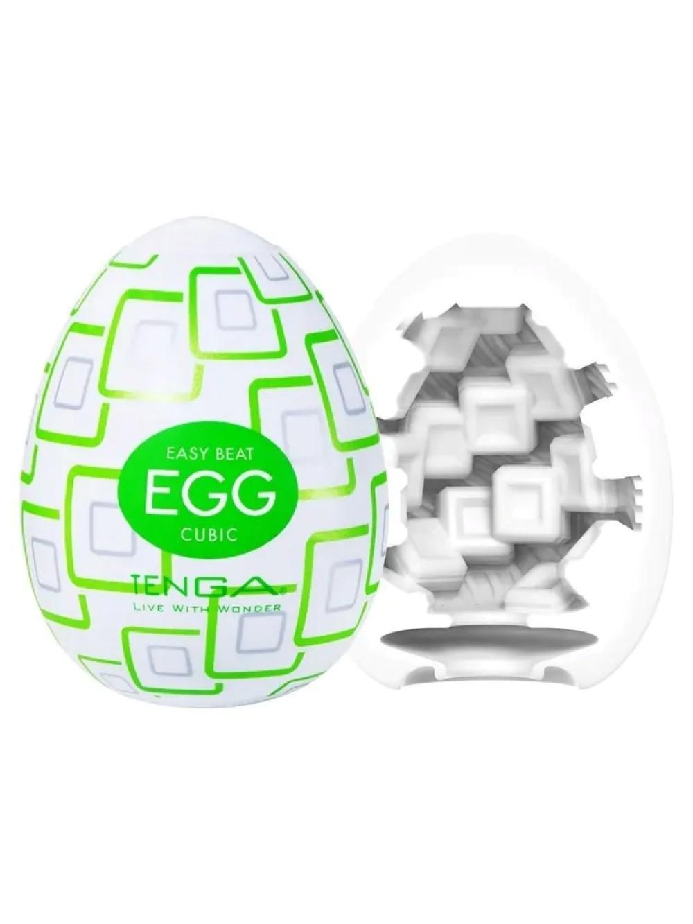 Мастурбатор-яйцо Tenga Egg Cubic