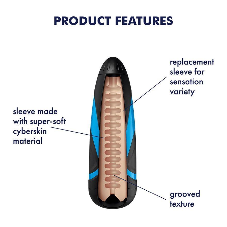 Рукав "Sleeve Chambers of Pleasure" для мастурбатора Satisfyer Men One