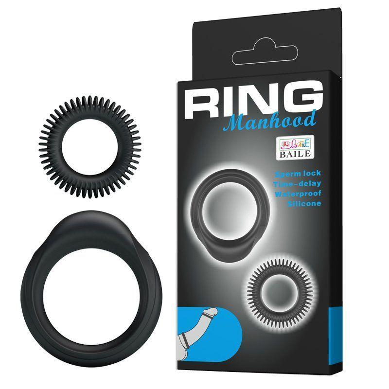 Набор Эрекционных Колечек "Manhood Ring"