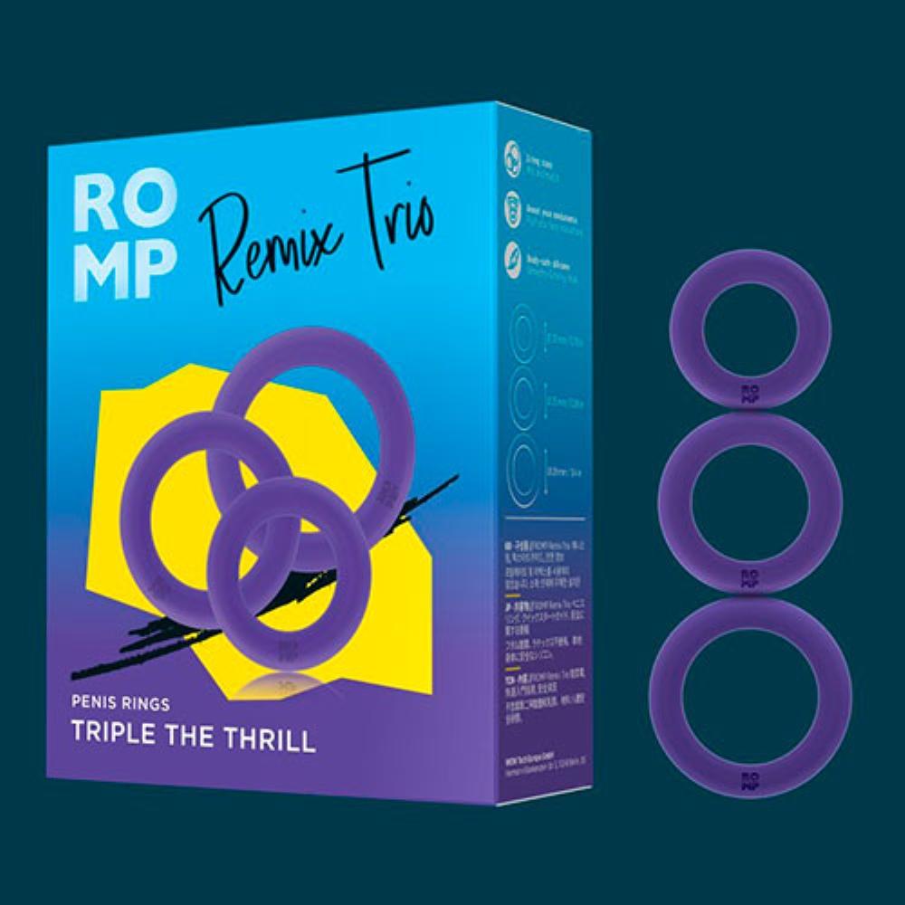 Набор эрекционных колец Romp Remix Trio