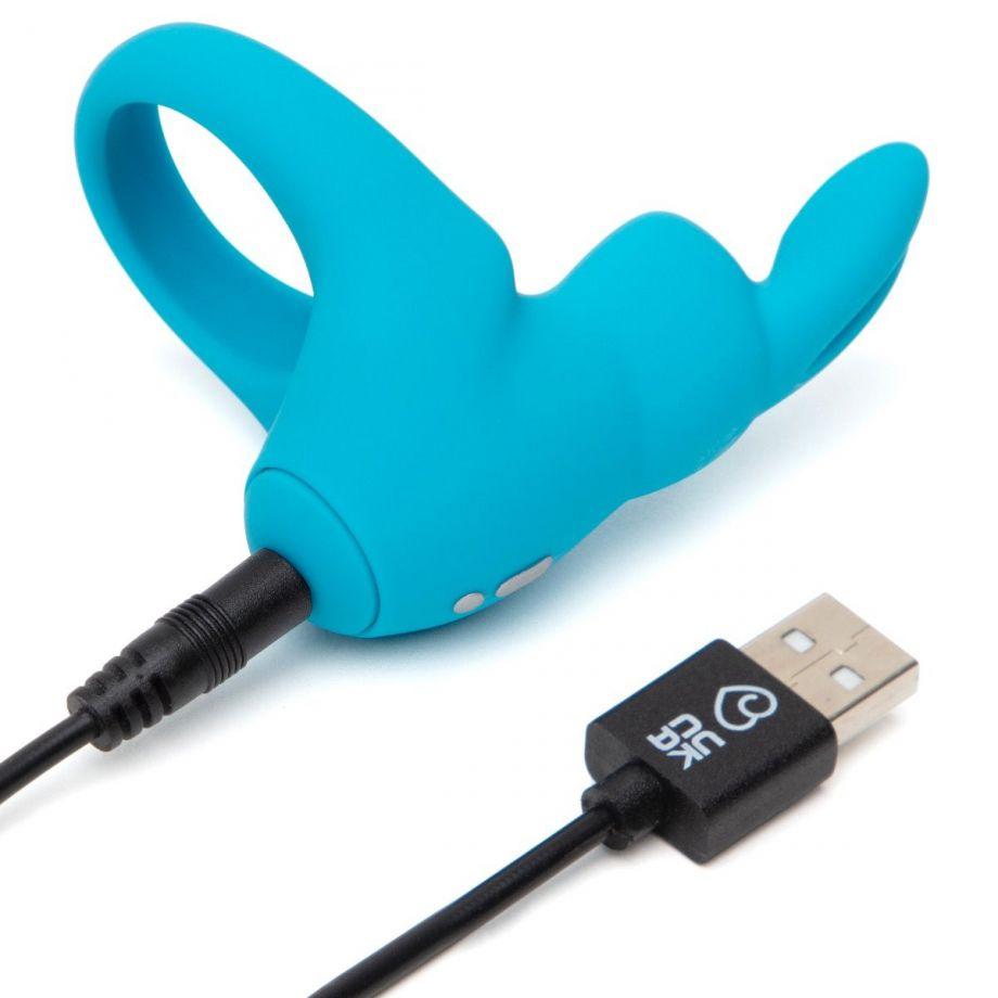 Эрекционное виброкольцо Rechargeable Silicone Rabbit Cock Ring