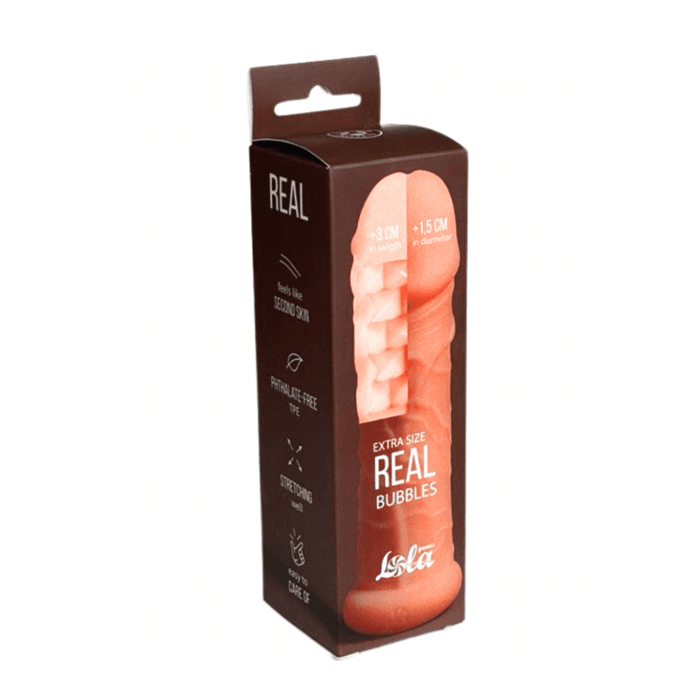 Насадка на член "Real Extra Size Bubbles", Lola Games