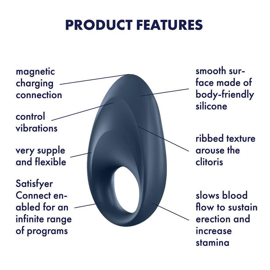 Satisfyer Mighty One - эрекционное кольцо смарт