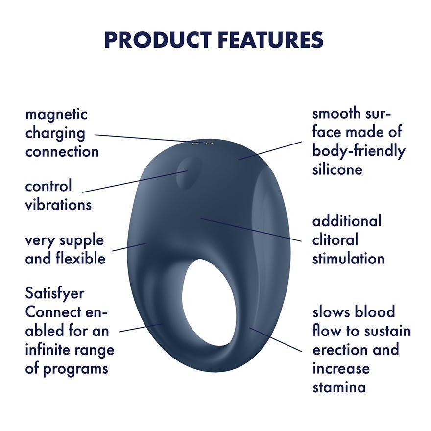 Satisfyer Strong One - эрекционное кольцо смарт