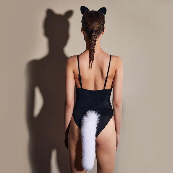 Пробка-хвостик Fox Fur Tail Small Butt Plug