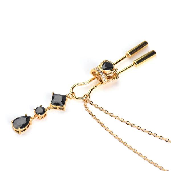 Зажимы на соски Crown chain nipple clamps