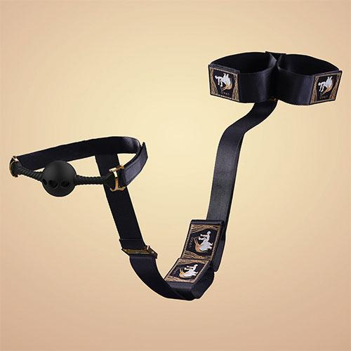 Набор бондажа Hogtie Bondage Gear With Mouth Gags