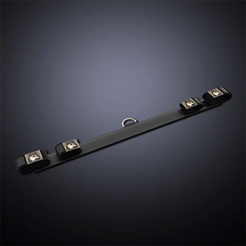 Распорка-бондаж Spreader Bar With Wrist And Ankle 3 с вагинальным шариком + клиторальными зажимами
