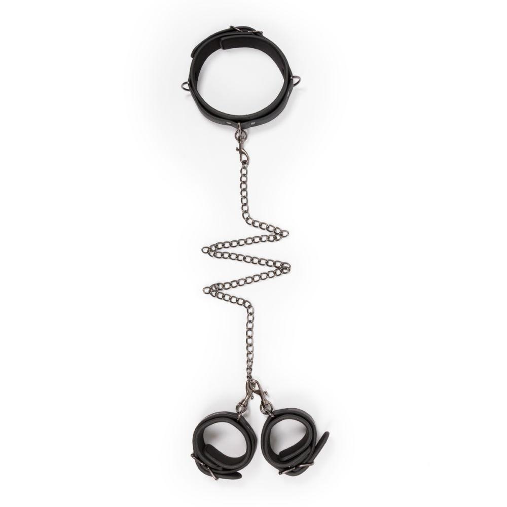 Комплект Leather Collar With Handcuffs