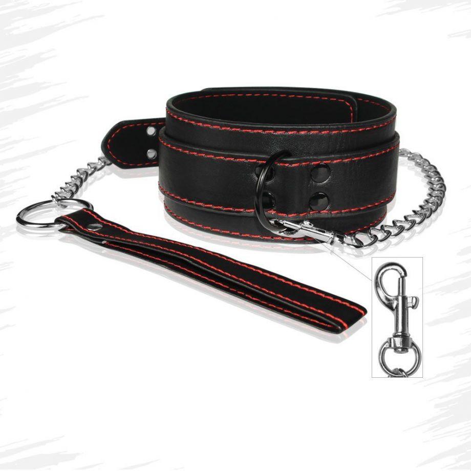 Ошейник Bondage Fetish Pleasure collar "Зебра" от LOVE TOY