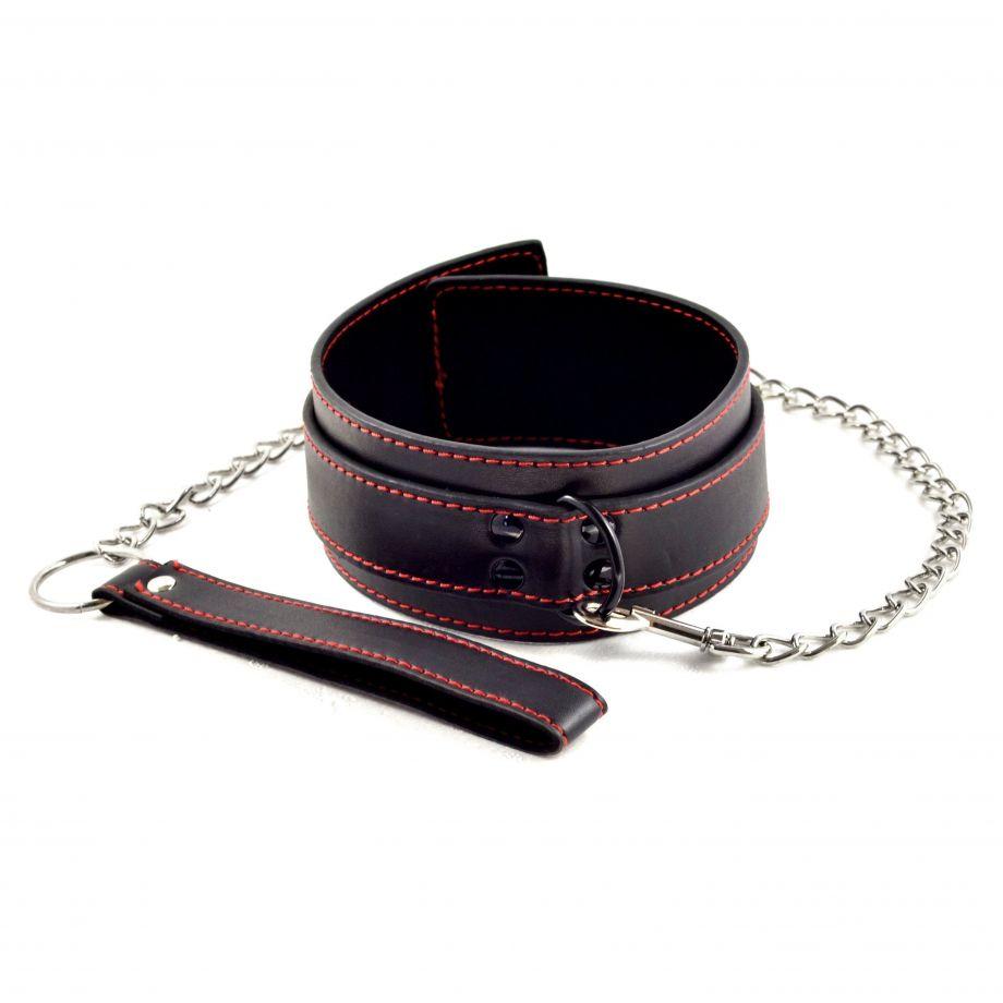 Ошейник Bondage Fetish Pleasure collar "Зебра" от LOVE TOY