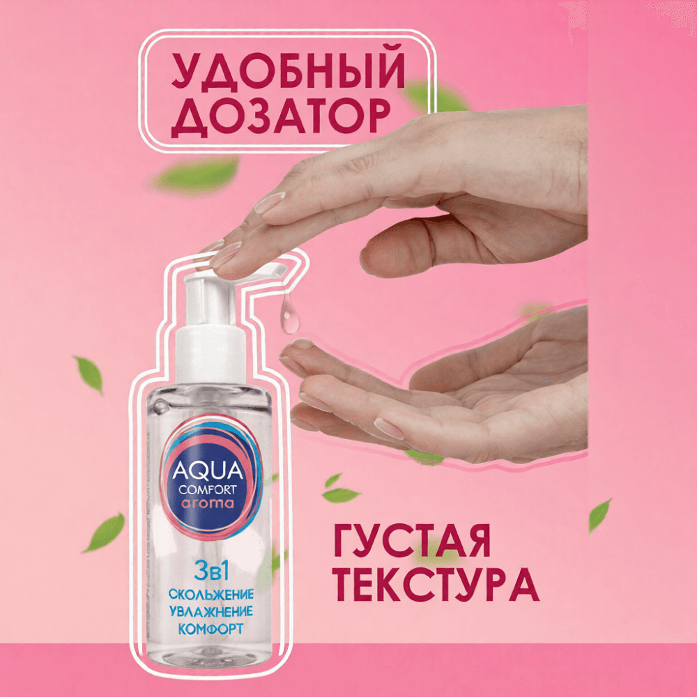 Гель-лубрикант на водной основе "AQUA COMFORT AROMA" с ароматом "Персик", Bioritm